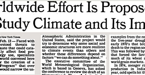 new york times articles about climate change